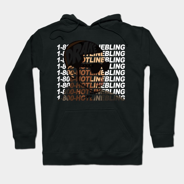 HOTLINE BLING! Hoodie by Nytelock Prints